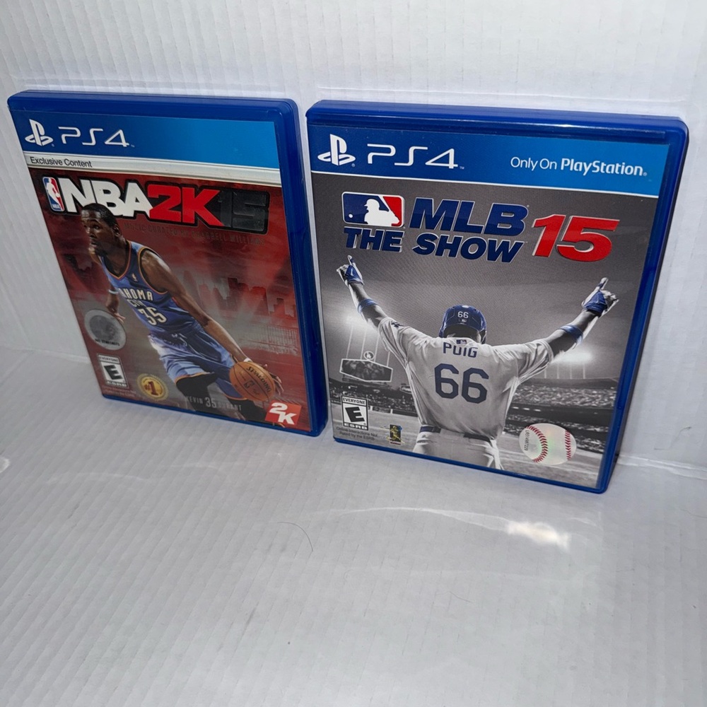 Ps4 Game Lot MLB The Show 15 And NBA 2K15 Ps4 Game Lot
